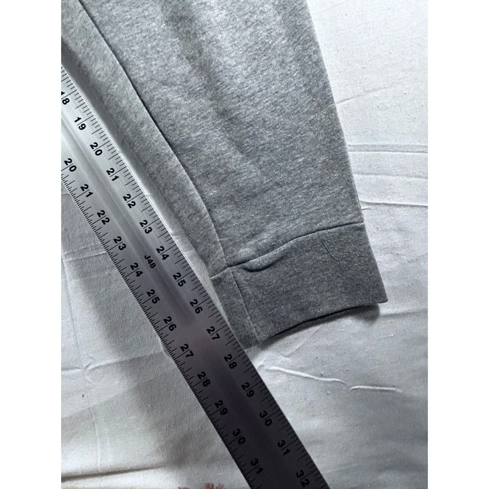 US Polo Assn Mens Heather Gray Fleece Jogger Sweatpants XL Zip Pockets‎ 11CB640